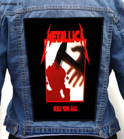 Zádová nášivka Metallica 01